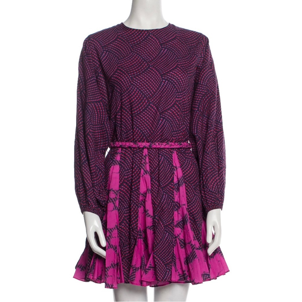 RHODE Emma Mini Dress (rare color way navy/purple/pink)